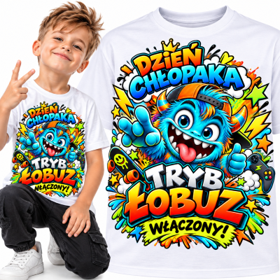 KOSZULKA DZIECIĘCA DZIEŃ CHŁOPAKA  tryb łobuz